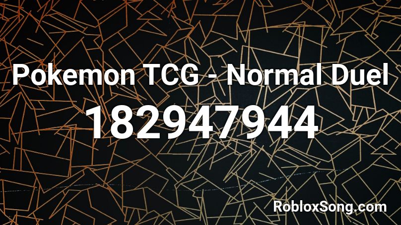 Pokemon TCG - Normal Duel Roblox ID