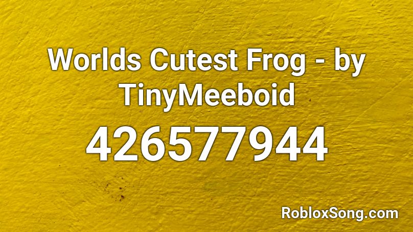 Frog Roblox ID