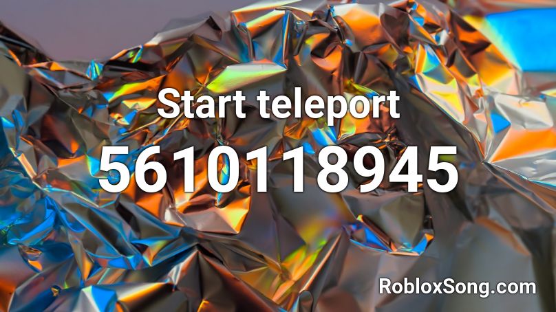 Start teleport Roblox ID