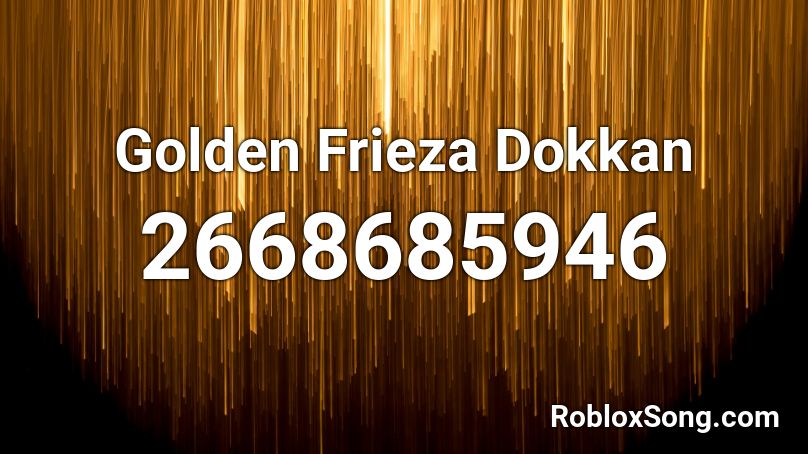 Golden Frieza Dokkan Roblox ID