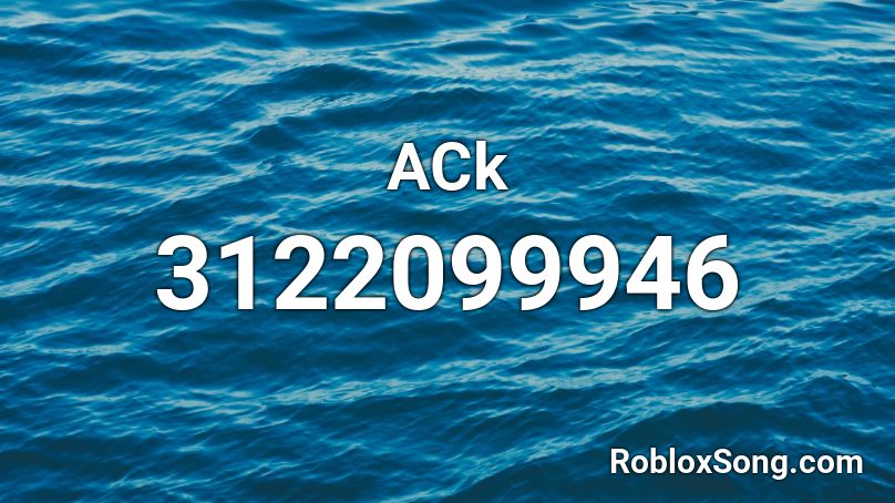 ACk Roblox ID