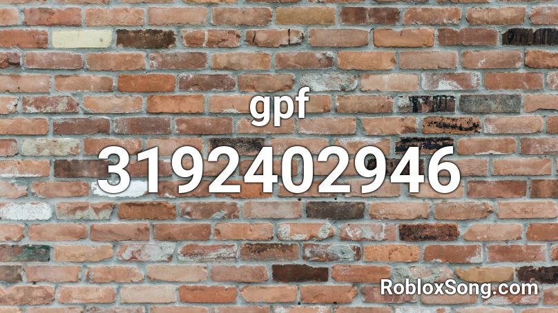 gpf Roblox ID