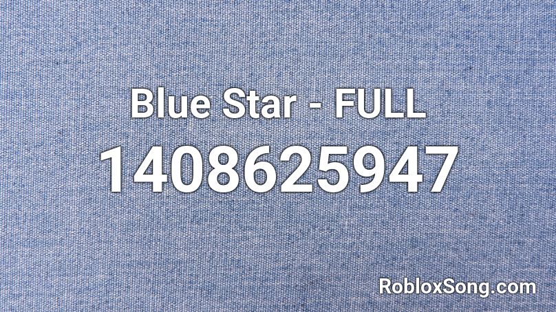 Blue Star -  FULL Roblox ID
