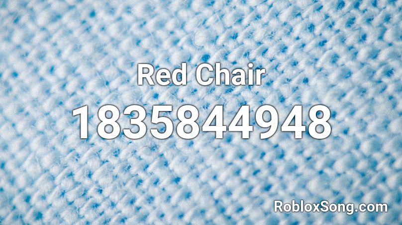 Red Chair Roblox ID