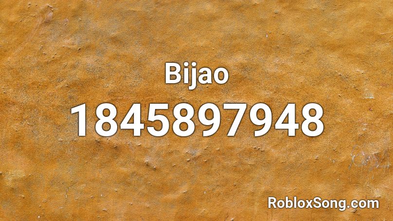 Bijao Roblox ID