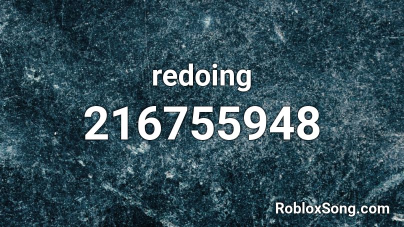 redoing Roblox ID