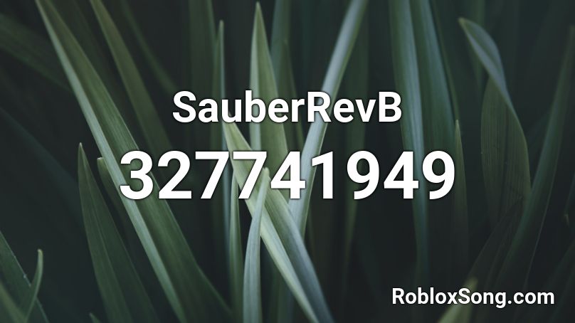 SauberRevB Roblox ID