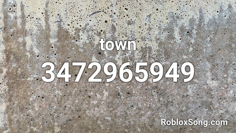 town Roblox ID