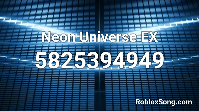 Neon Universe EX Roblox ID