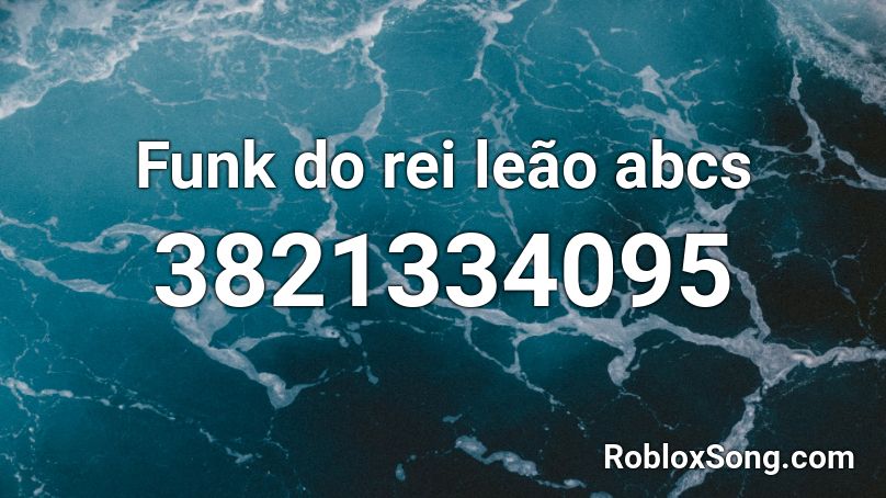 Funk do rei leão abcs Roblox ID