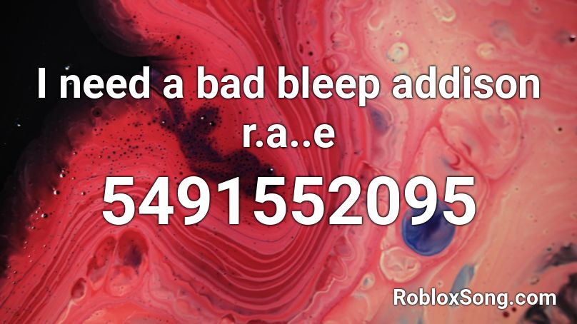 bad Roblox ID