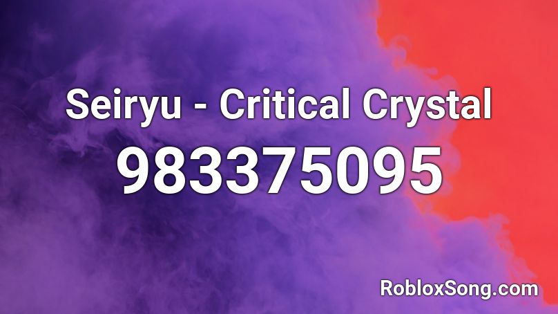 Seiryu - Critical Crystal Roblox ID