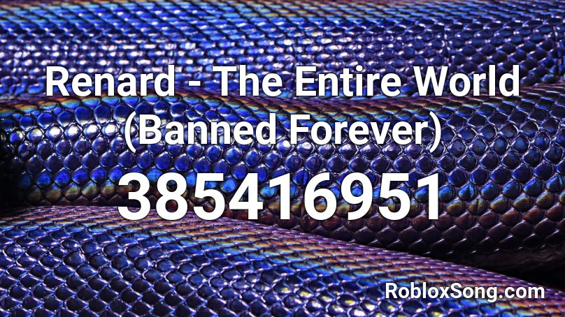 (Banned Forever) Roblox ID