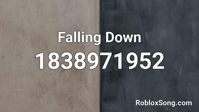 Falling Down Roblox ID