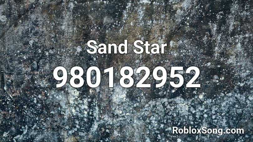 Sand Star Roblox ID