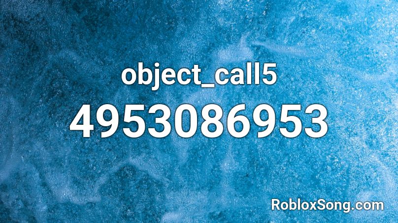 object_call5 Roblox ID