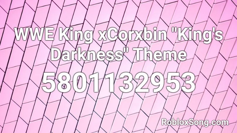 WWE King xCorxbin 