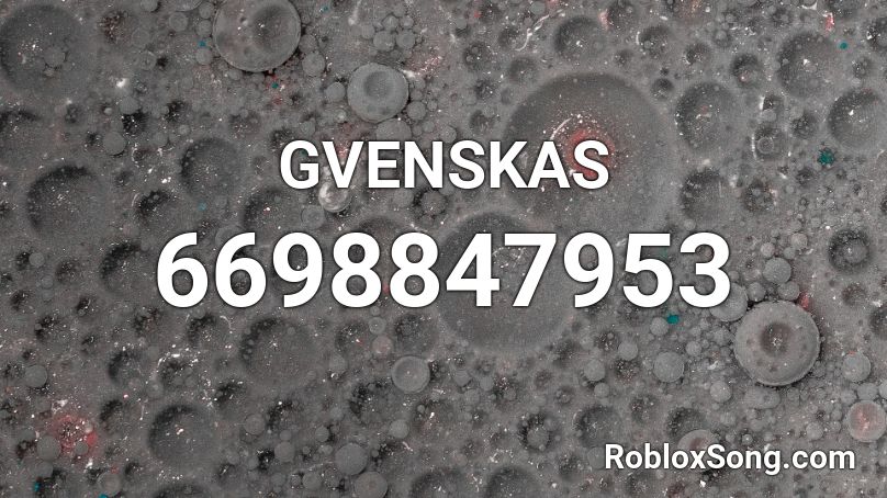 GVENSKAS Roblox ID