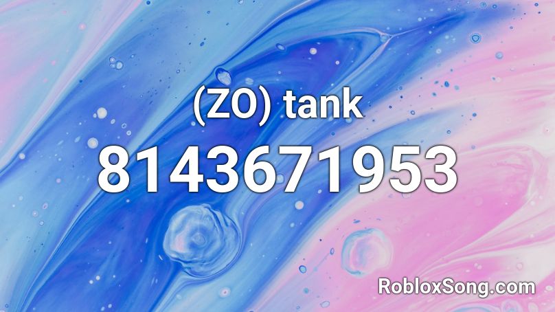 (ZO) tank Roblox ID
