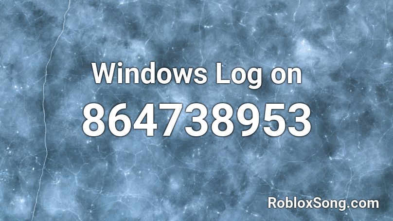 Windows Log on Roblox ID