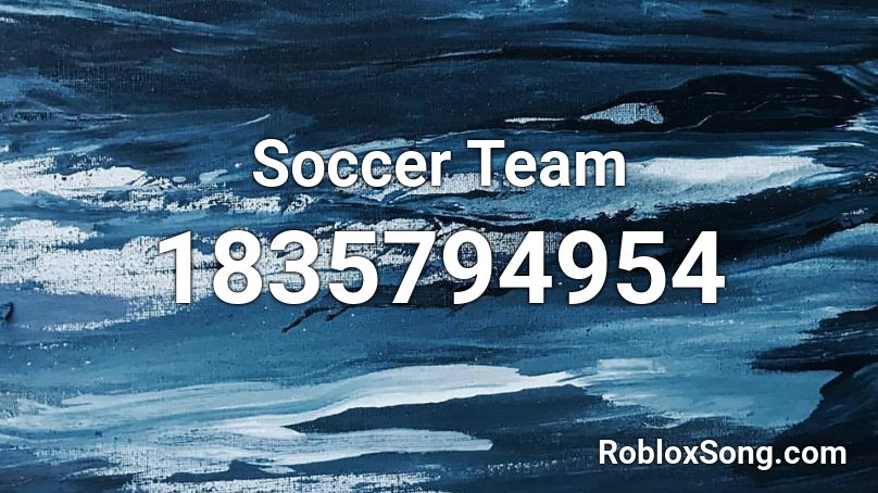 Soccer Team Roblox ID