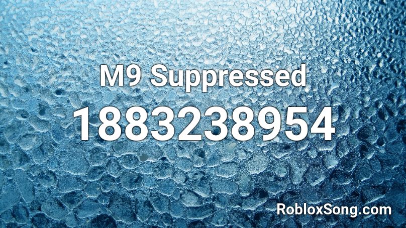 M9 Suppressed Roblox ID