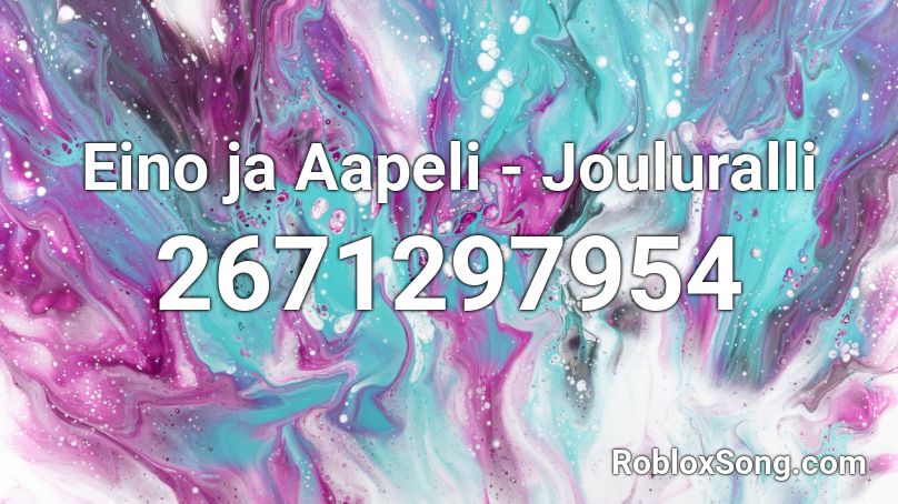 Eino ja Aapeli - Jouluralli Roblox ID