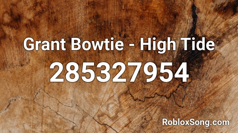 Grant Bowtie - High Tide Roblox ID