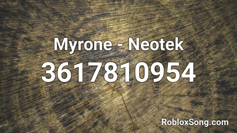 Myrone - Neotek Roblox ID