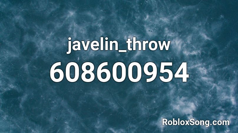 javelin_throw Roblox ID