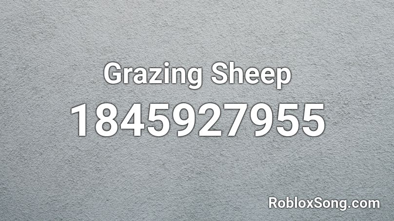 Grazing Sheep Roblox ID
