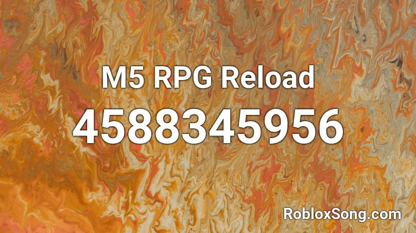 M5 RPG Reload Roblox ID