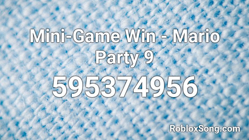 Mini-Game Win - Mario Party 9 Roblox ID