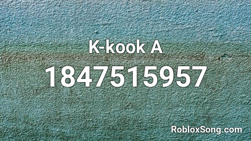 K-kook A Roblox ID