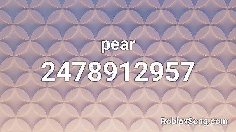 pear Roblox ID