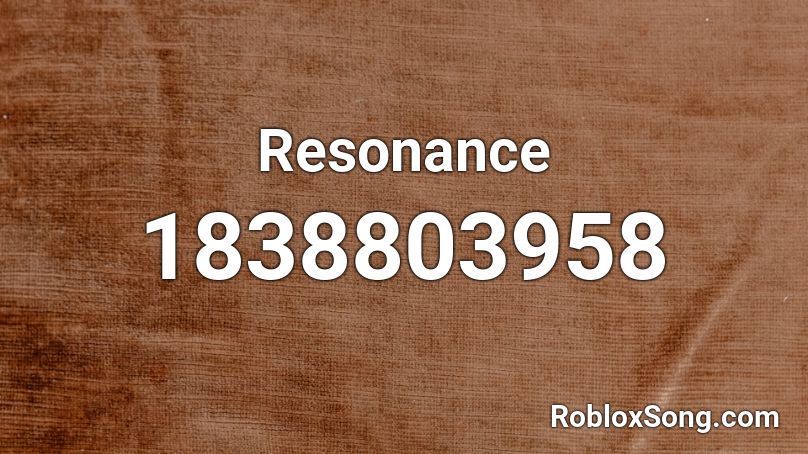 Resonance Roblox ID