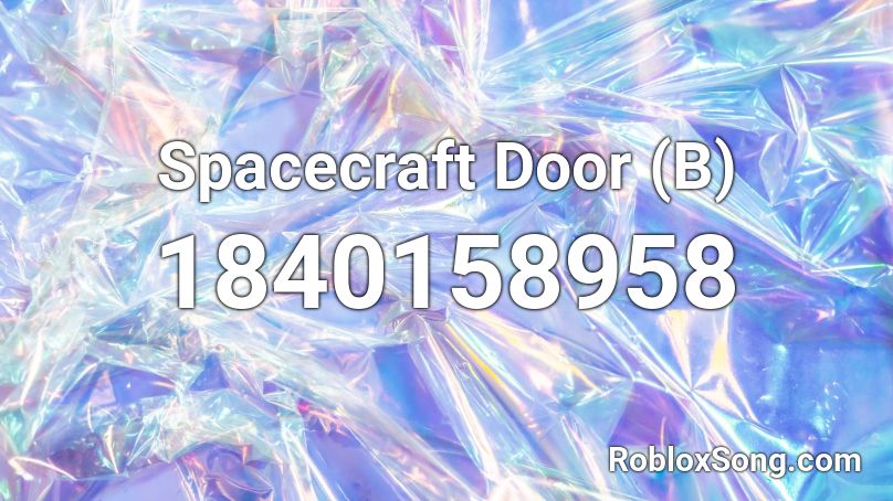 Spacecraft Door (B) Roblox ID