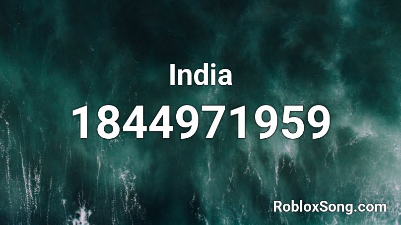 India Roblox ID