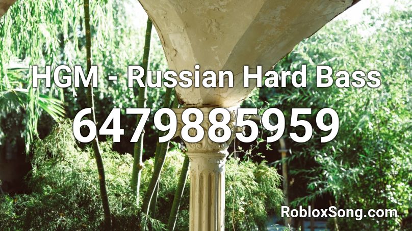 russian bass roblox id