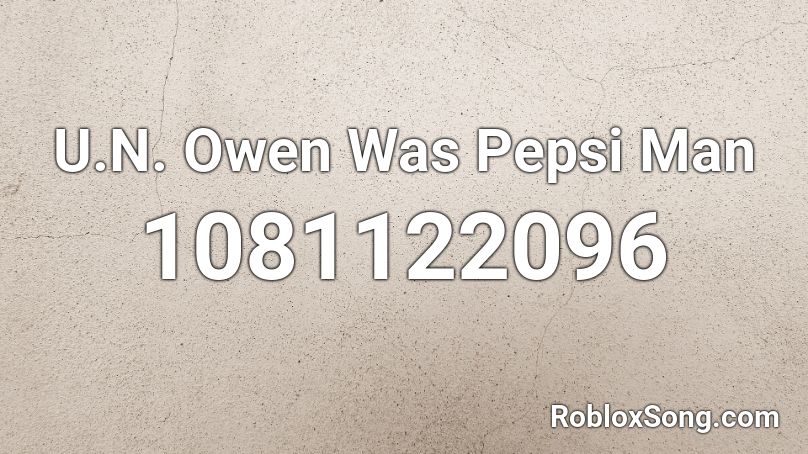 pepsi roblox owen popular song