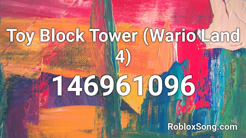 Toy Block Tower (Wario Land 4) Roblox ID