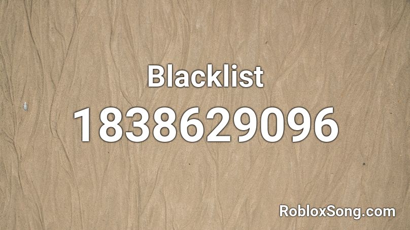 Blacklist Roblox ID