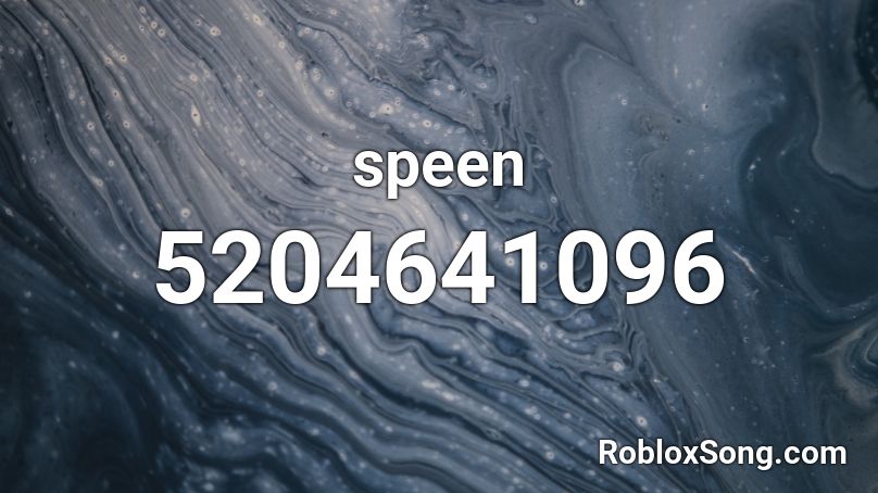 speen Roblox ID