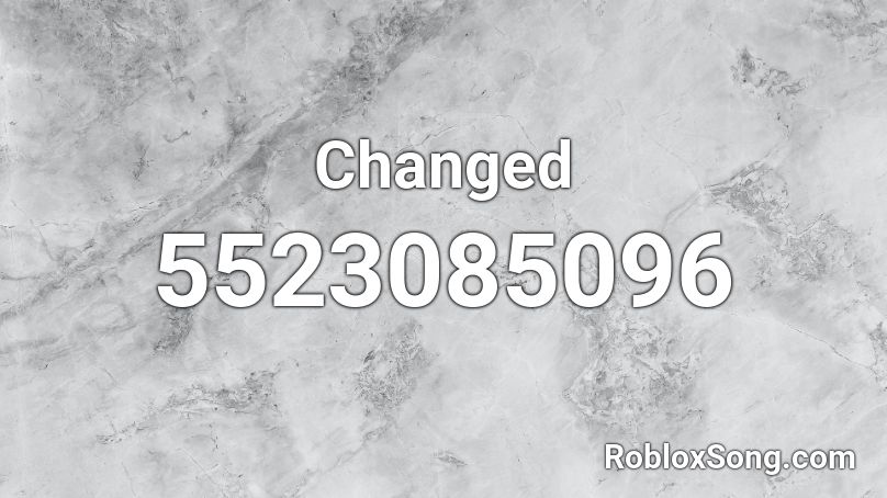 Changed Roblox ID