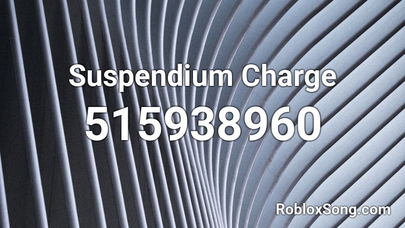 Suspendium Charge Roblox ID