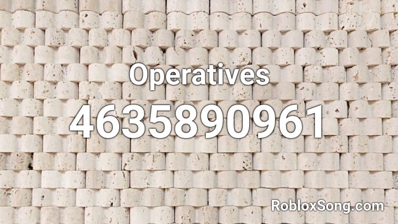 Operatives Roblox ID