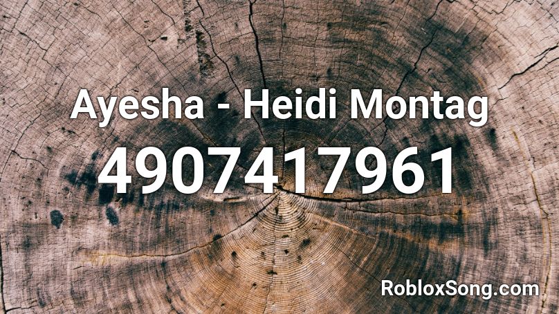 Ayesha - Heidi Montag Roblox ID