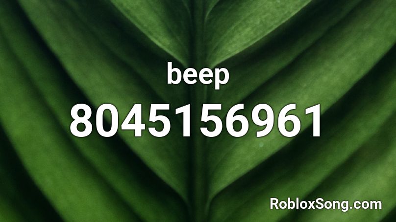 beep Roblox ID