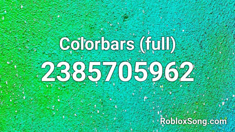 Colorbars (full) Roblox ID