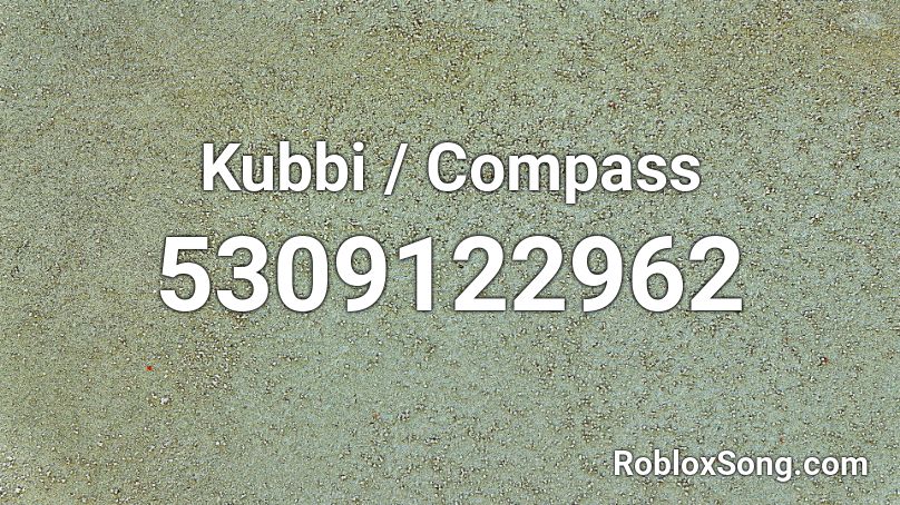 Kubbi / Compass Roblox ID